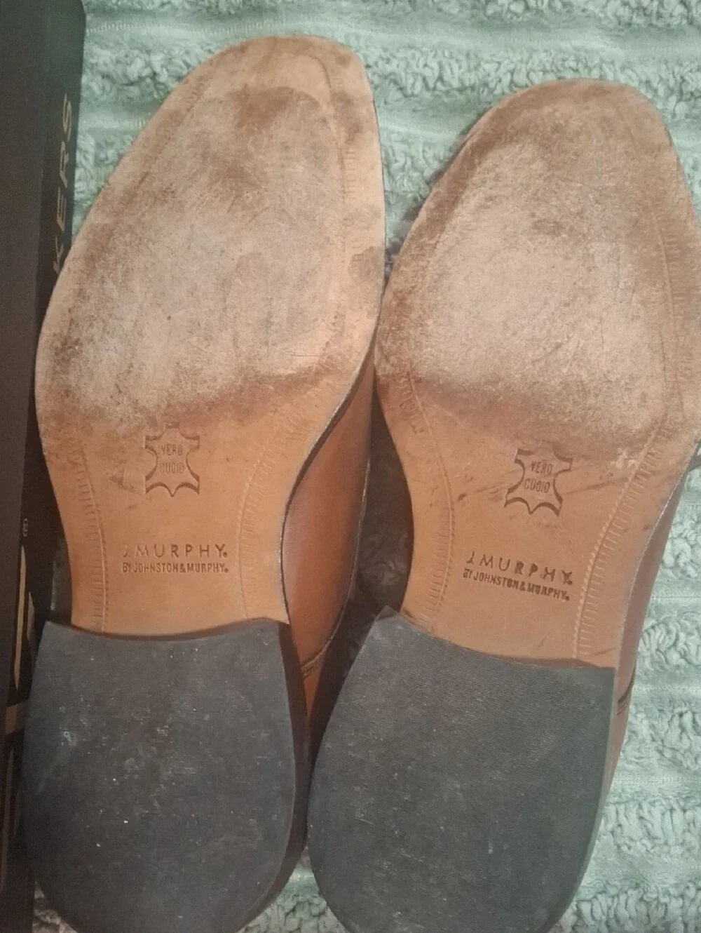Men's Tan Leather Derby Shoes